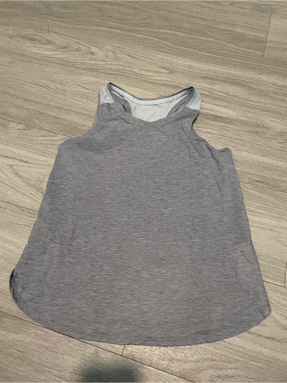 Athleta Light Gray Racerback Tank for Kids